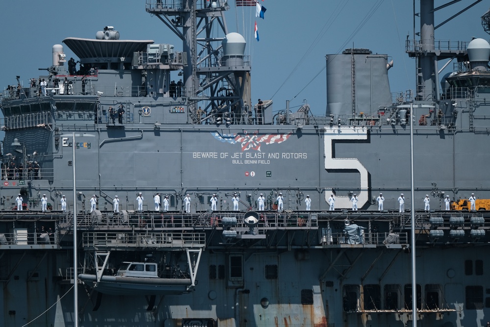 USS Bataan Returns to Naval Station Norfolk