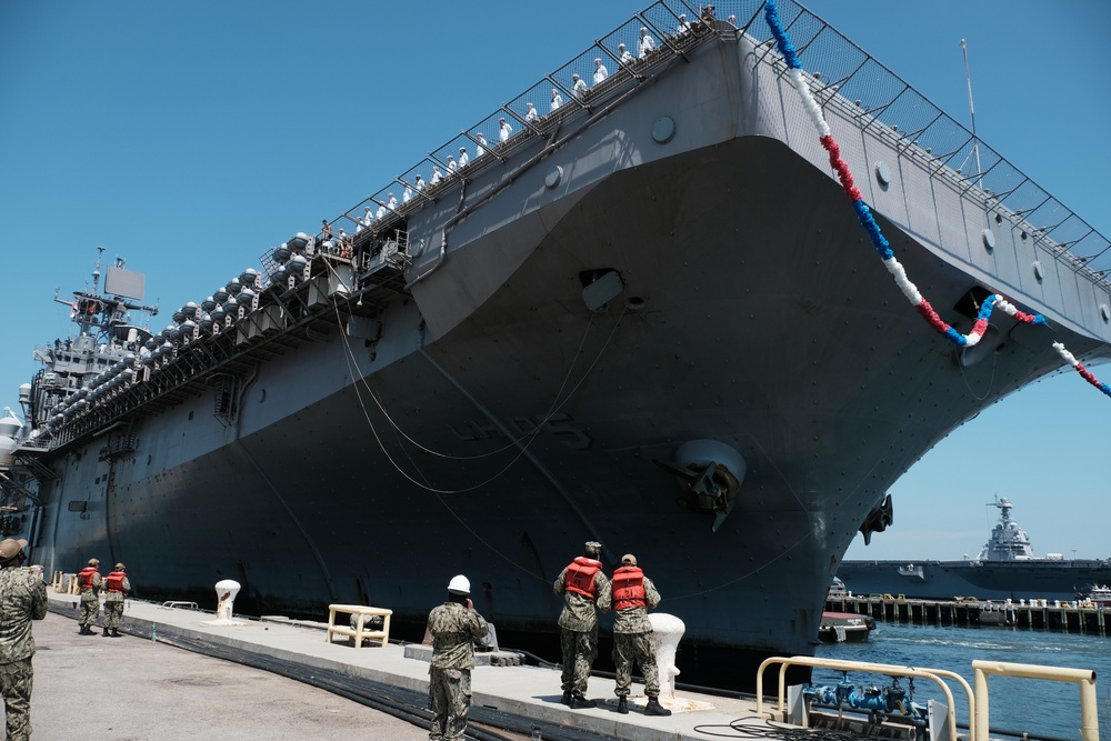 USS Bataan Returns to Naval Station Norfolk