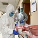 US Army critical care nurse provides support to staff at Houston hospital