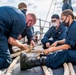 Sailors Aboard USS Germantown (LSD 42) Conduct Daily Operations at Sea