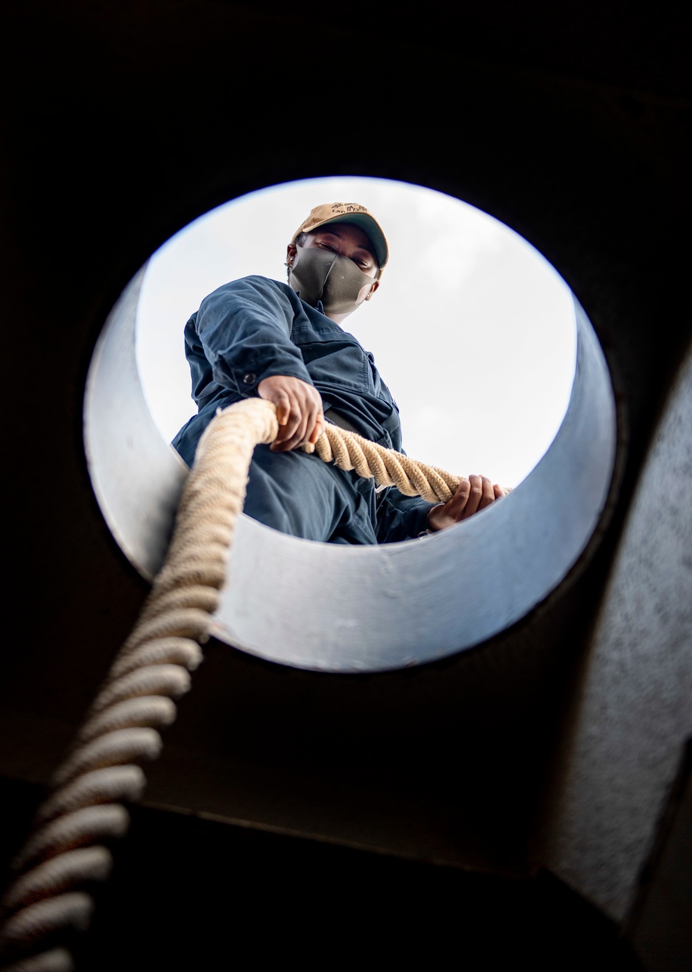 Sailors Aboard USS Germantown (LSD 42) Conduct Daily Operations at Sea