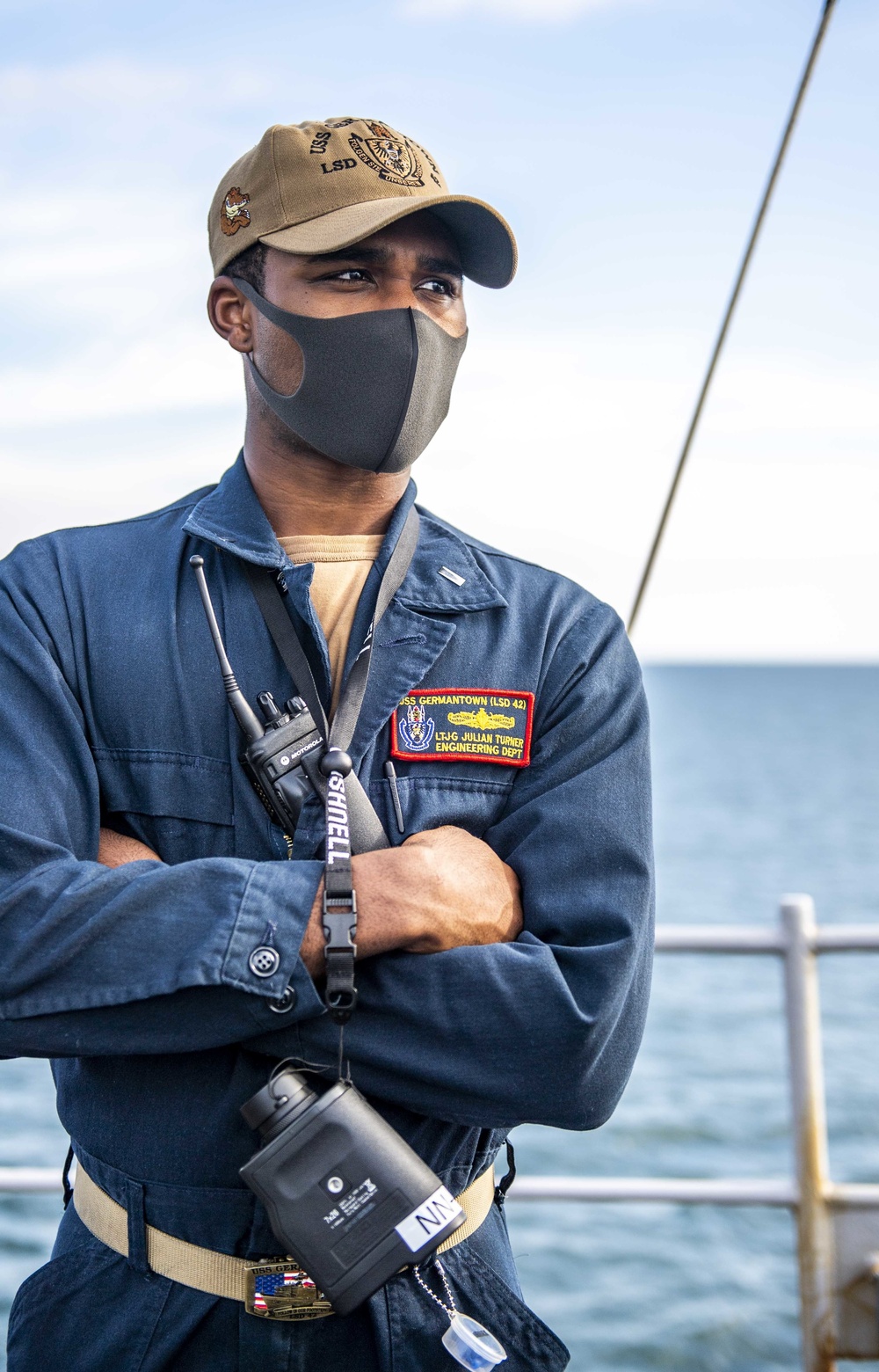 Sailors Aboard USS Germantown (LSD 42) Conduct Daily Operations at Sea