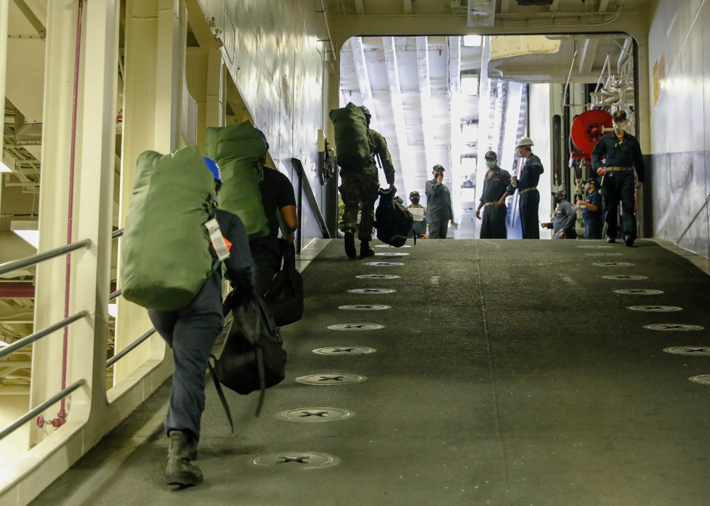 USS Tripoli Crew Move-Aboard