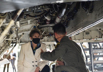 SECAF visits JBLE