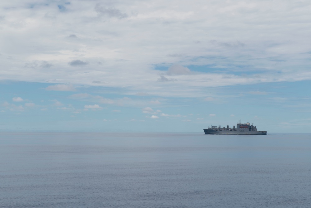 USS Mustin Conducts Replenishment-at-Sea