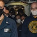 Sailors take part in Damage Control training aboard the New York