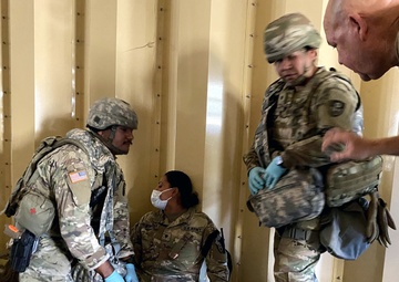 Cal Guard military police learn lifesaving skills