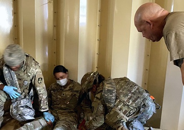 Cal Guard military police learn lifesaving skills