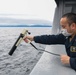 USS Pioneer sailors conduct mine hunting training