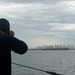 USS Ralph Johnson Sails Through the Strait of Malacca