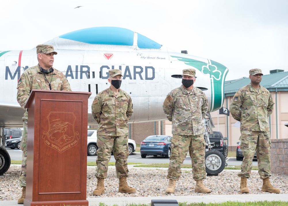 Senior Master Sgt. Sean Sullivan promoted to the rank of Chief Master Sergeant in the Air National Guard