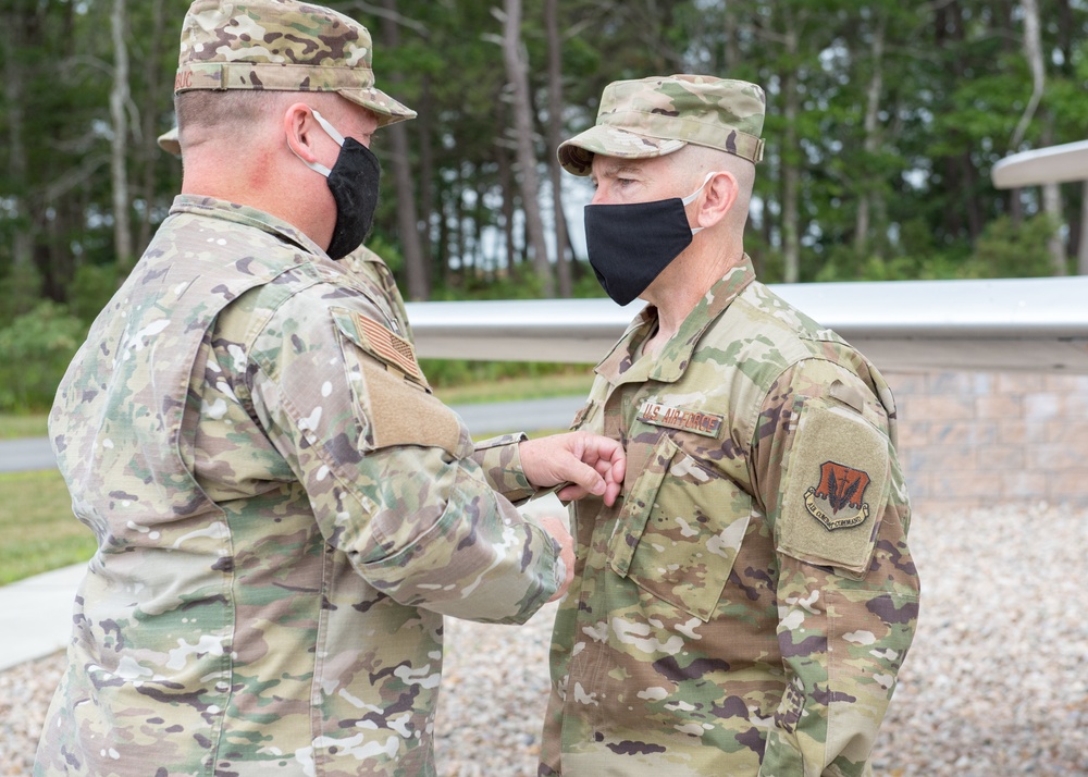 Senior Master Sgt. Sean Sullivan promoted to the rank of Chief Master Sergeant in the Air National Guard