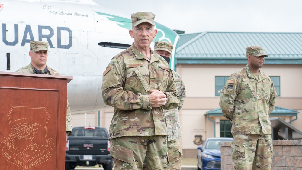 Senior Master Sgt. Sean Sullivan promoted to the rank of Chief Master Sergeant in the Air National Guard