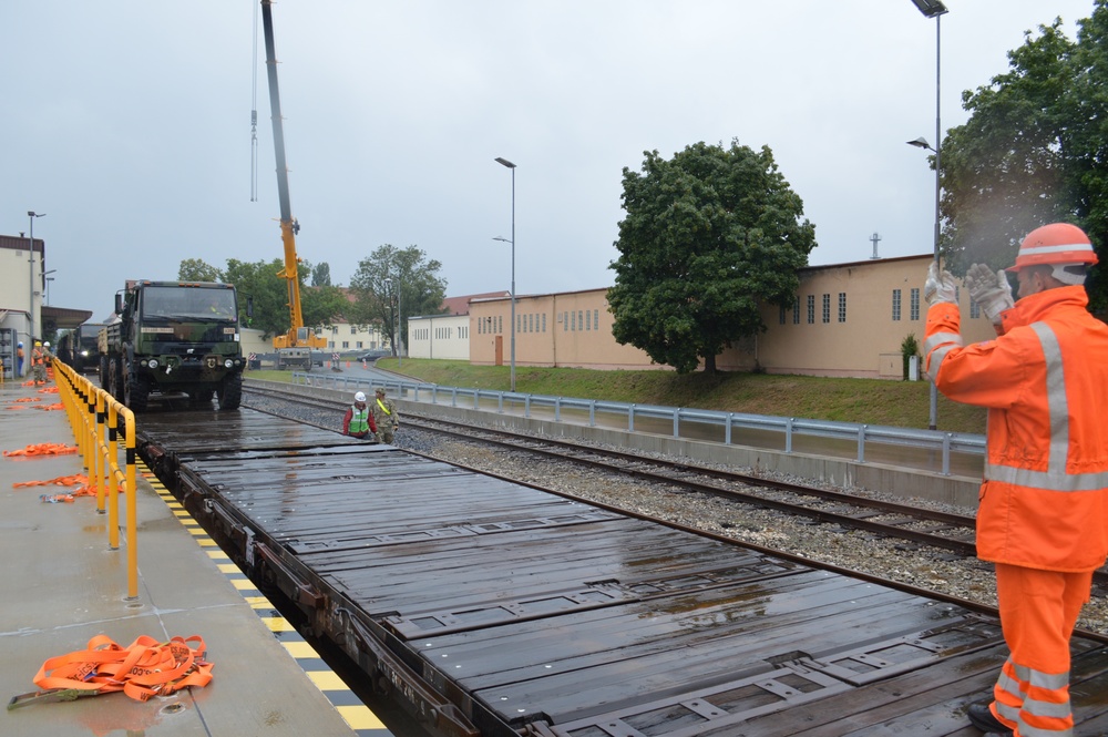 USAG Ansbach oversees largest railhead movement in 10 years