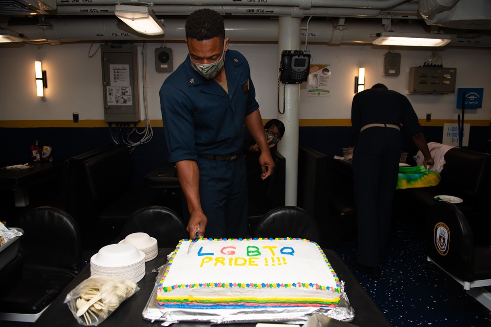 USS Princeton celebrates LGBTQ community