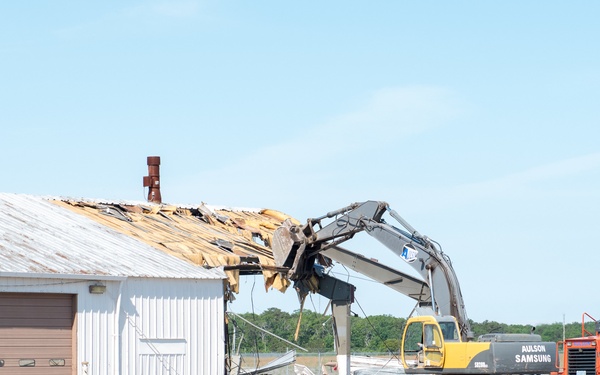 Otis ANGB Building 191 demolition