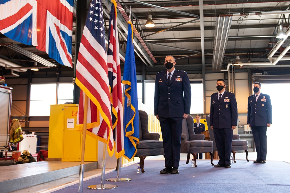 423rd CES Change of Command