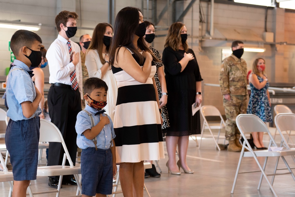 423rd CES Change of Command