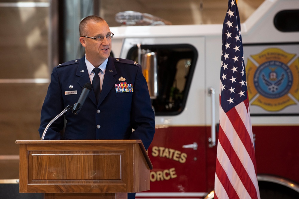 423rd CES Change of Command