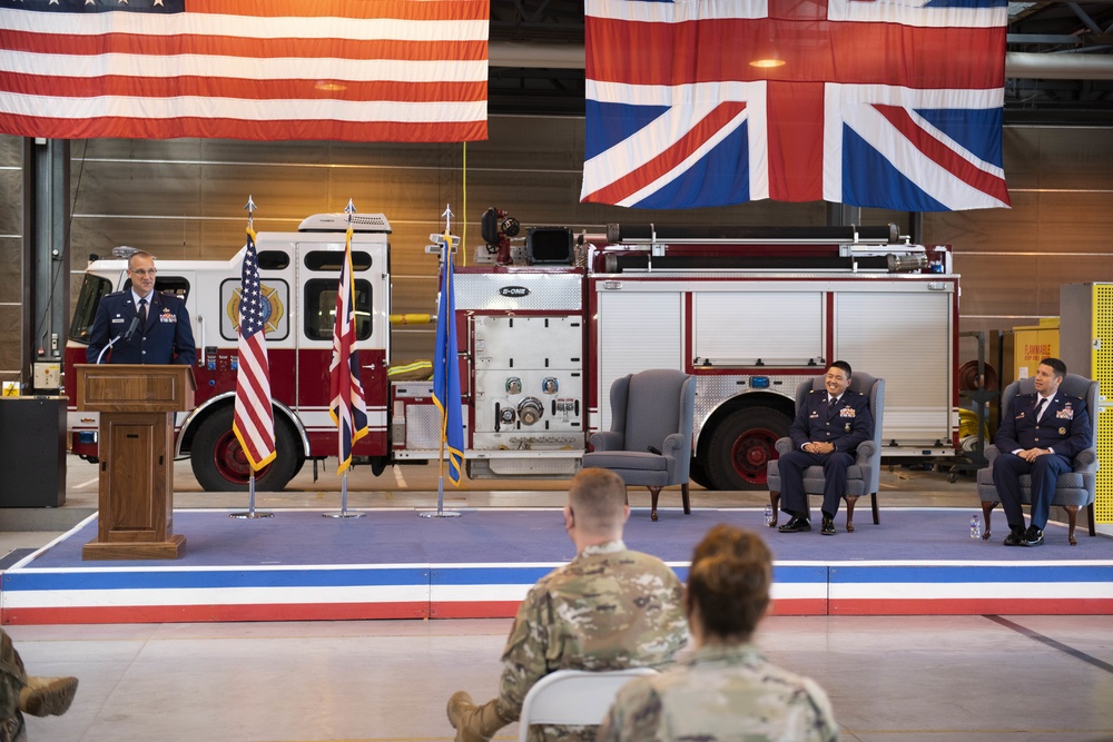 423rd CES Change of Command