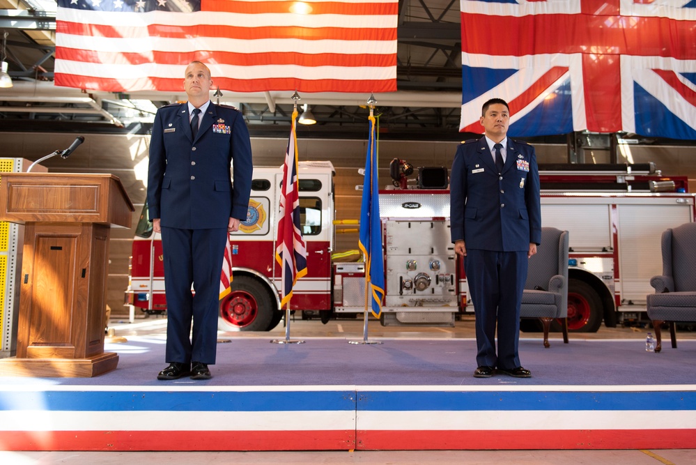 423rd CES Change of Command