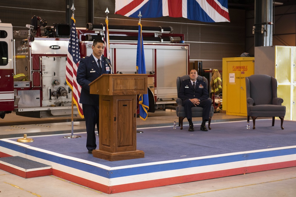 423rd CES Change of Command