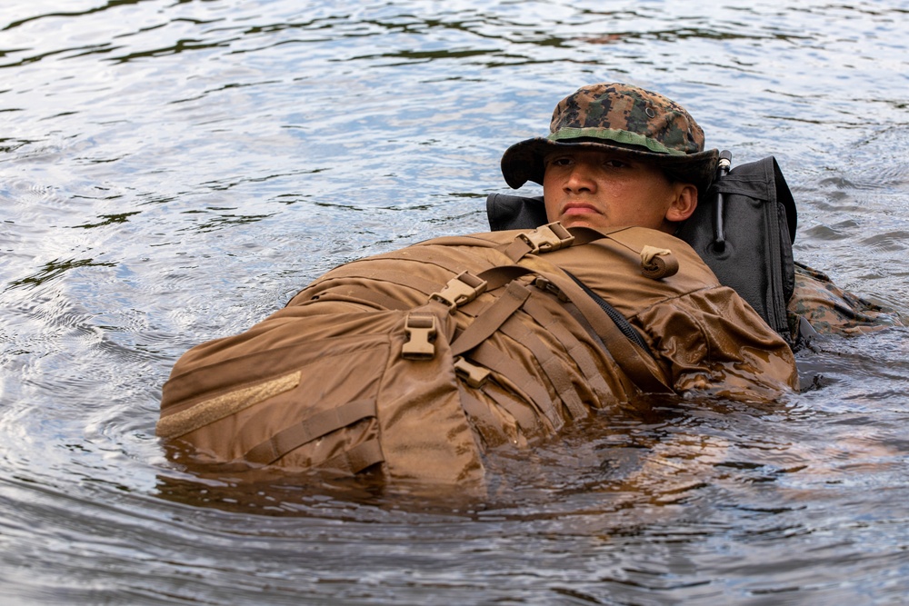 3rd Force Recon Open Water Fin Training