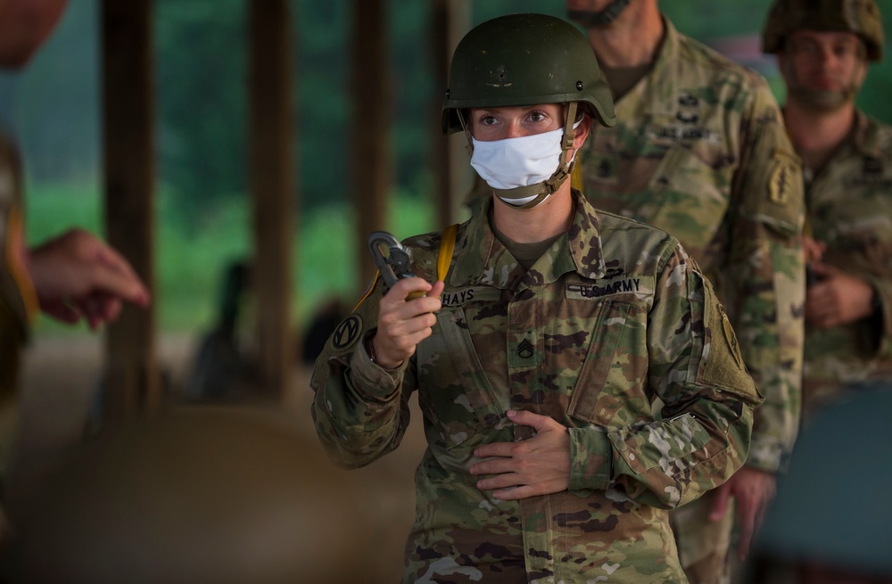 Airborne operations at Fort Bragg