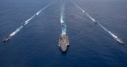Nimitz Carrier Strike Group joins Indian Navy for cooperative deployment