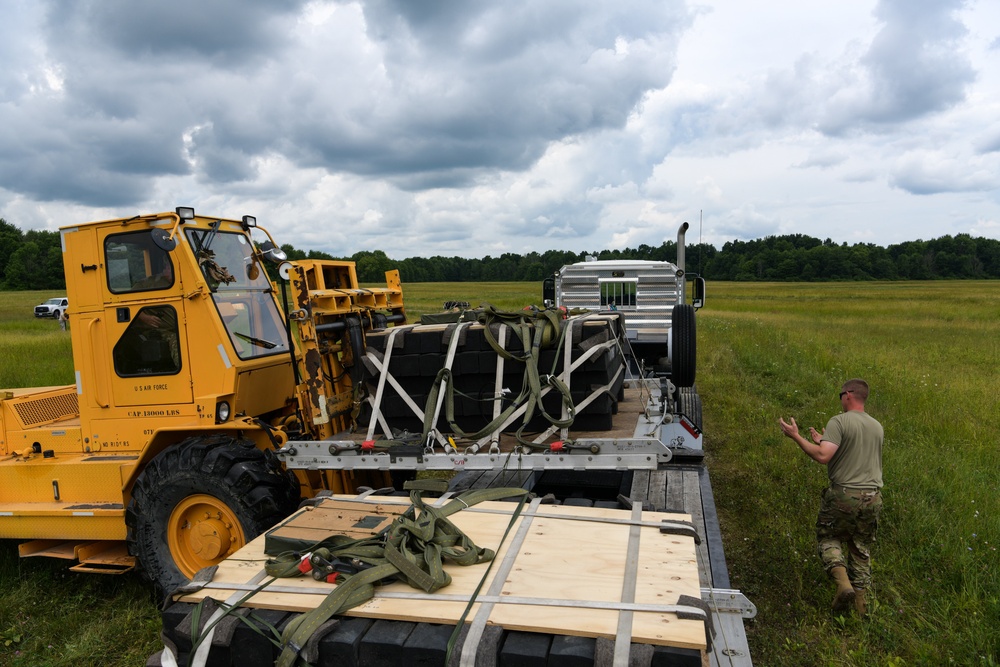 Cargo drop training day