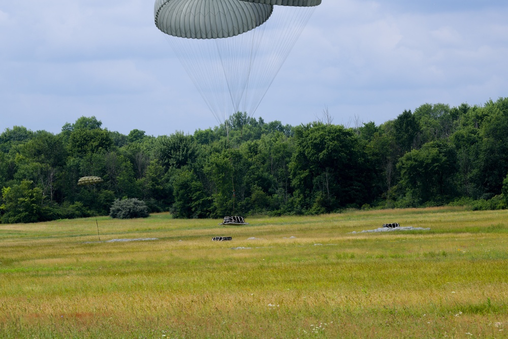 Cargo drop training day