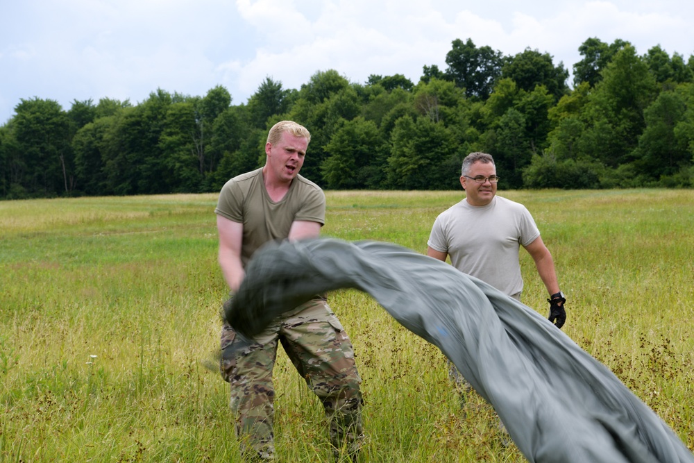 Cargo drop training day