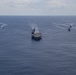 Nimitz Carrier Strike Group joins Indian Navy for cooperative deployment.