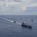 Nimitz Carrier Strike Group joins Indian Navy for cooperative deployment.