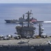 Nimitz Carrier Strike Group joins Indian Navy for cooperative deployment.