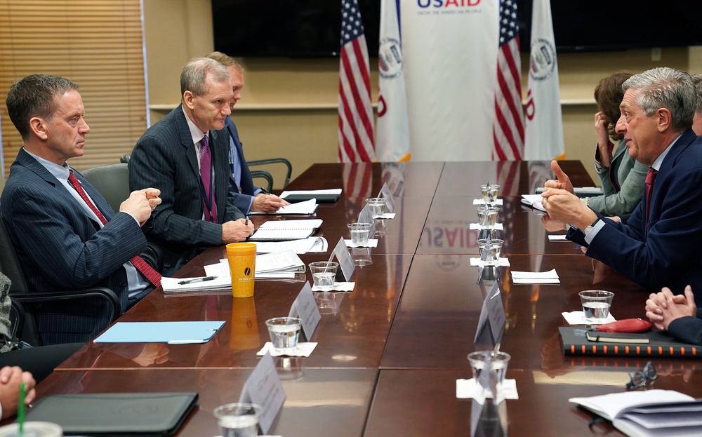 AAID Mark Green meets with UNHCR Filippo Grandi