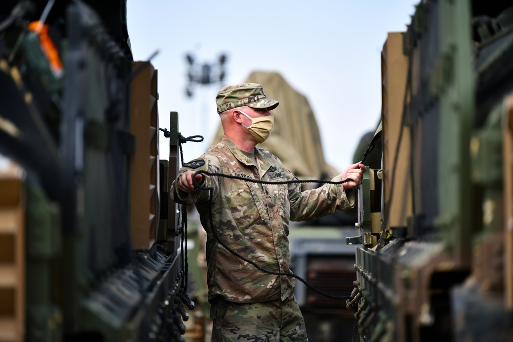 U.S. Soldiers Prepare Tanks Ahead of Exercise in Poland