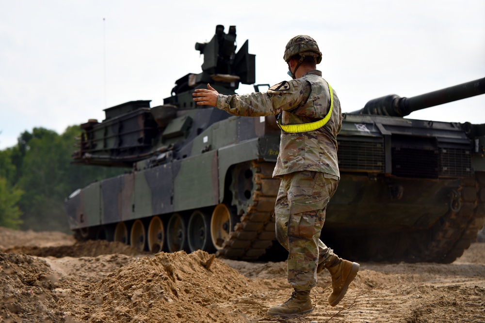 U.S. Soldiers Prepare Tanks Ahead of Exercise in Poland