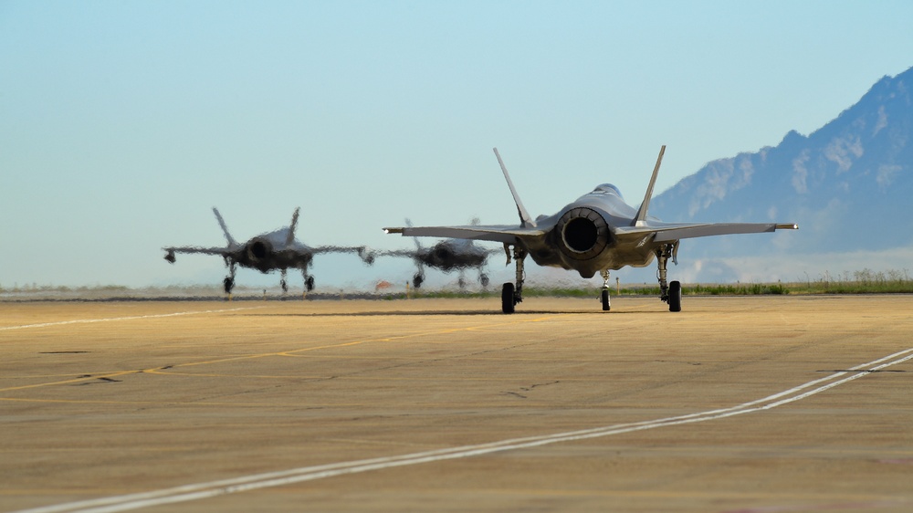 Hill AFB fighter wings conduct training sorties