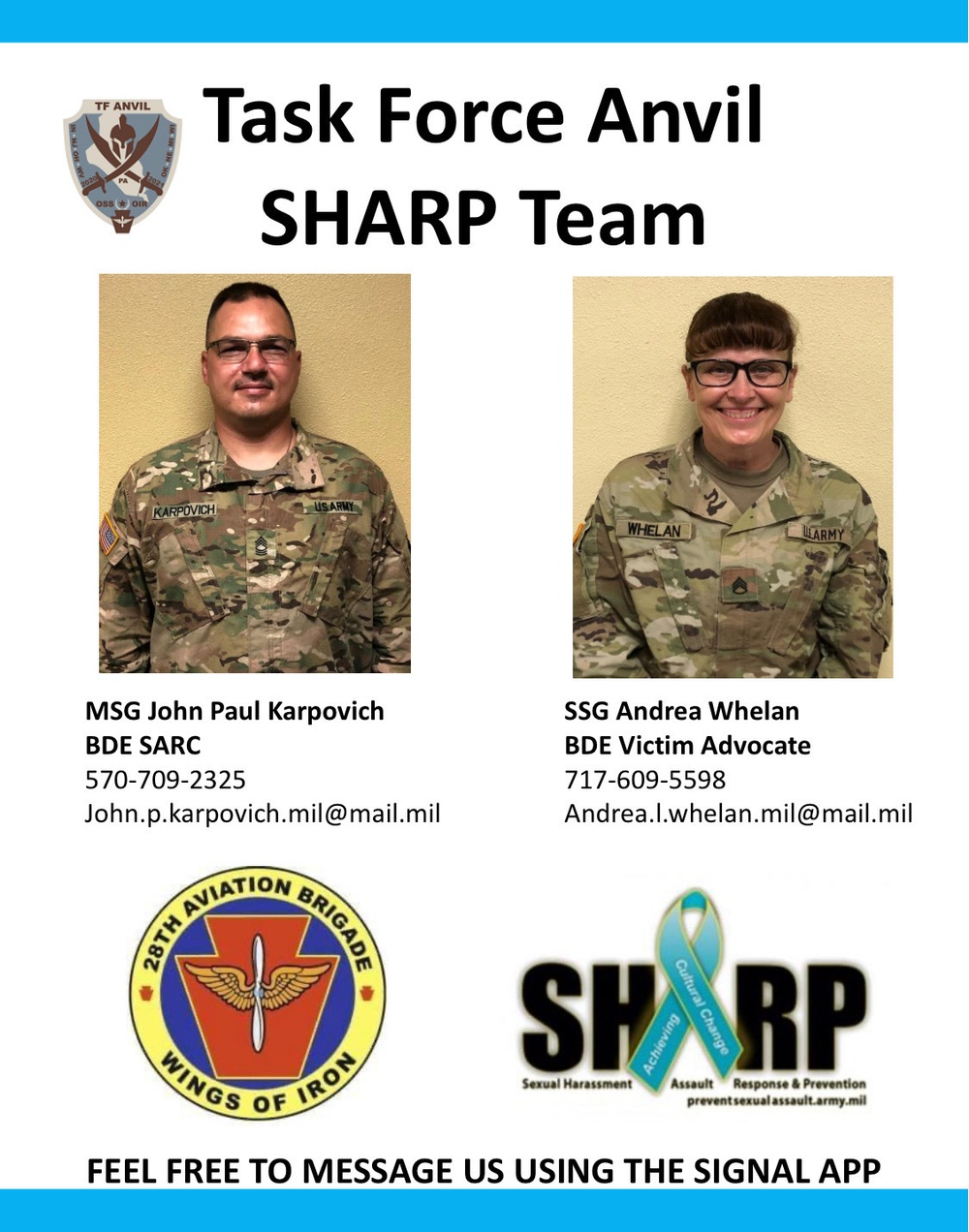 Fighting sexual assault the only job of these Soldiers