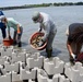 Naval Support Activity Hampton Roads installs oyster castles to help protect shoreline