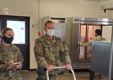 Infantry officer serves on front lines during COVID-19 pandemic