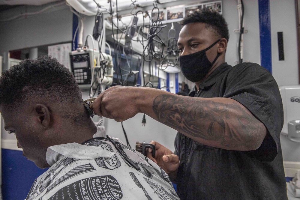 USS Shiloh Barber Shop