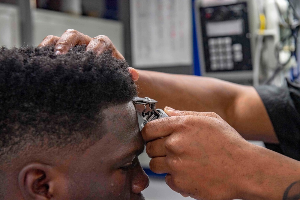 USS Shiloh Barber Shop