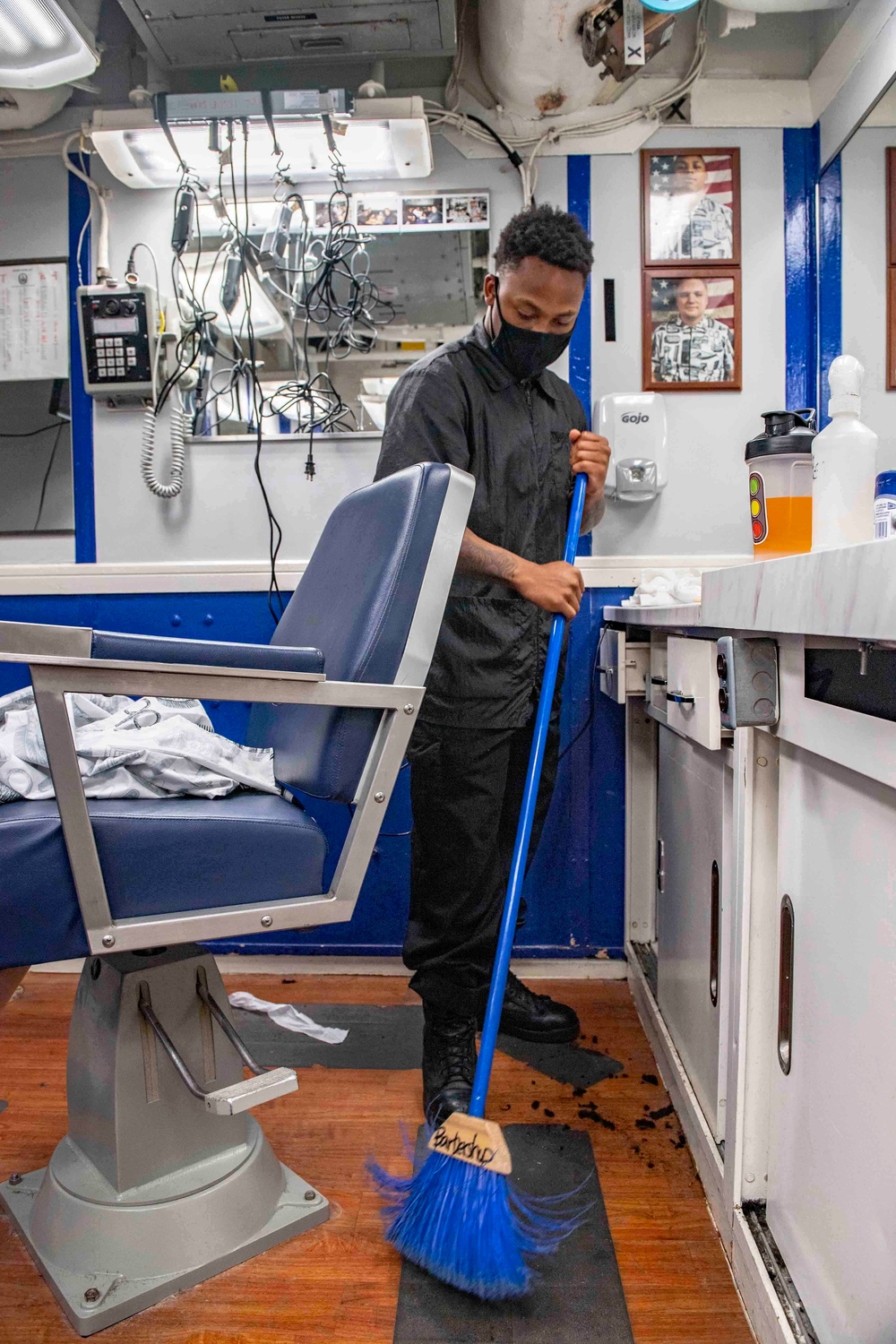 USS Shiloh Barber Shop