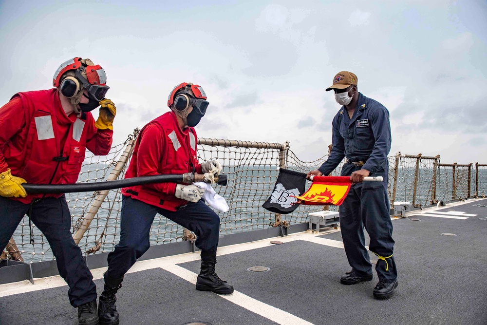USS Shiloh Damage Control Training Exercise