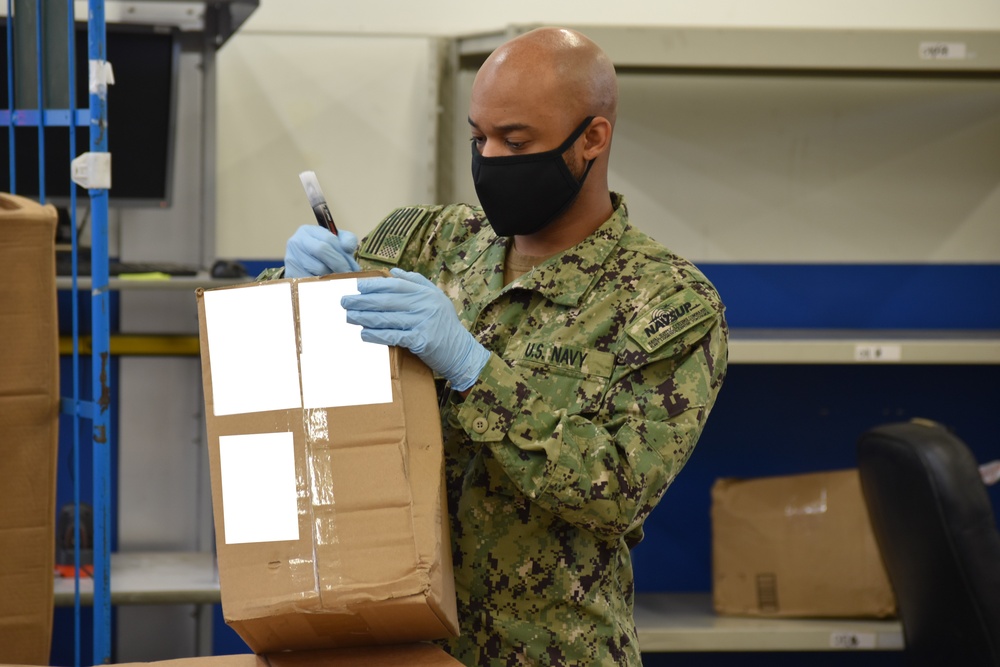 Yokosuka Post Office mail sorting