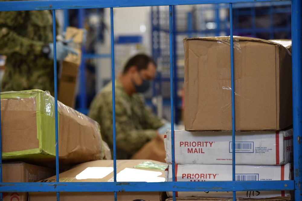 Yokosuka Post Office mail sorting