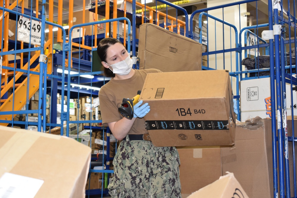 Yokosuka Post Office mail sorting