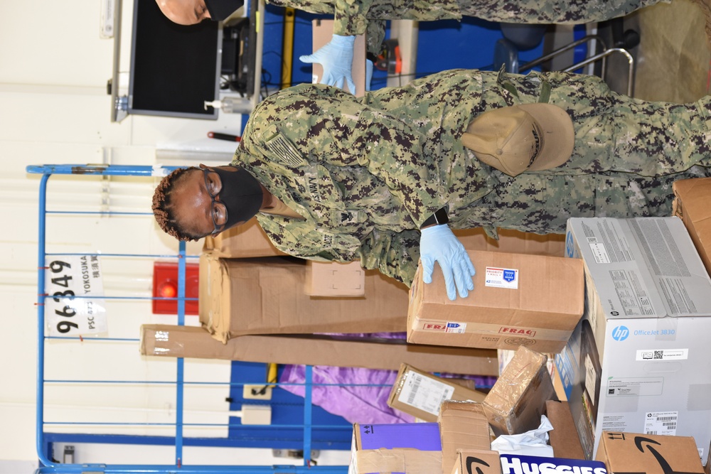 Yokosuka Post Office mail sorting